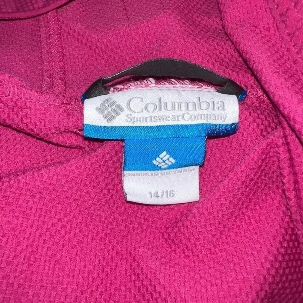 COLUMBIA GIRLS “WIND” JACKET SIZE 14/16 MINT - Picture 3 of 3